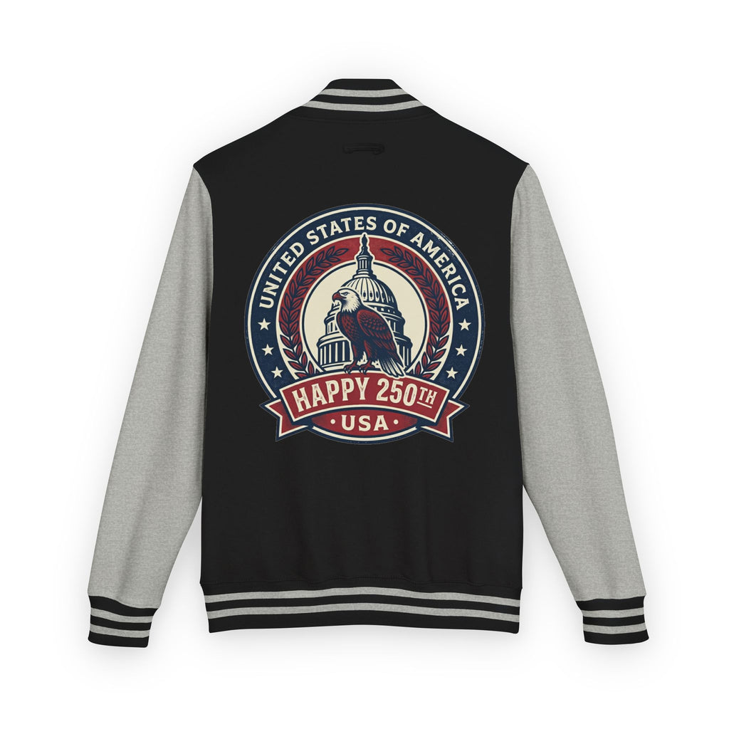 Letterman Jacket — USA Happy 250th Vintage Capitol Design