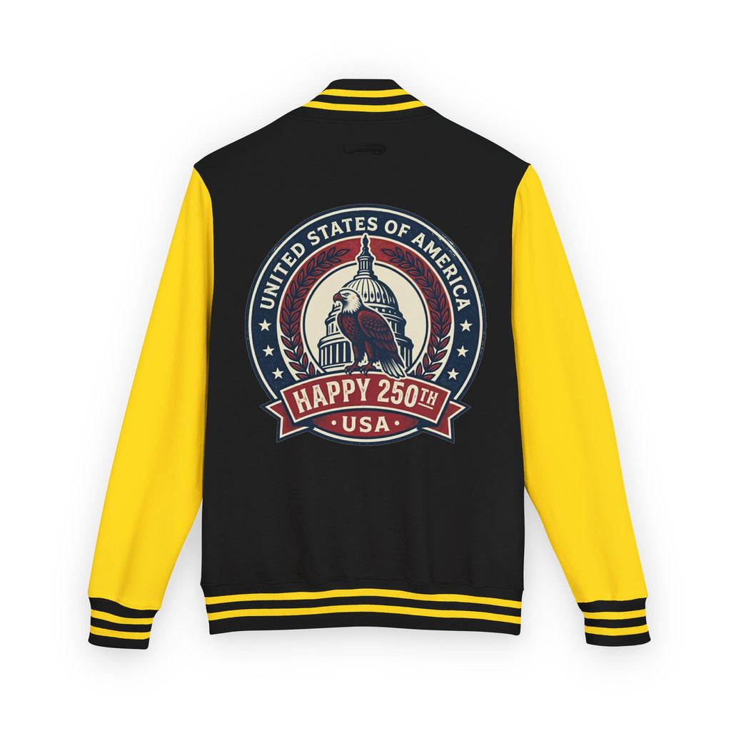 Letterman Jacket — USA Happy 250th Vintage Capitol Design