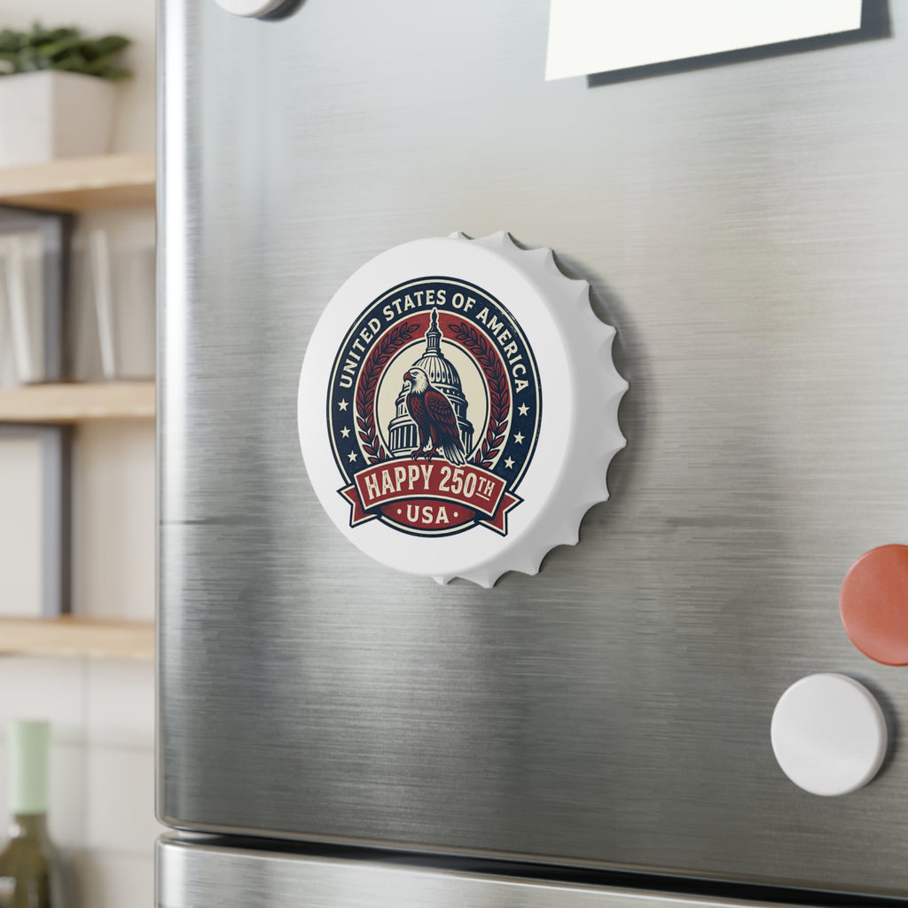 Bottle Opener — USA 250th Anniversary Eagle Capitol Design