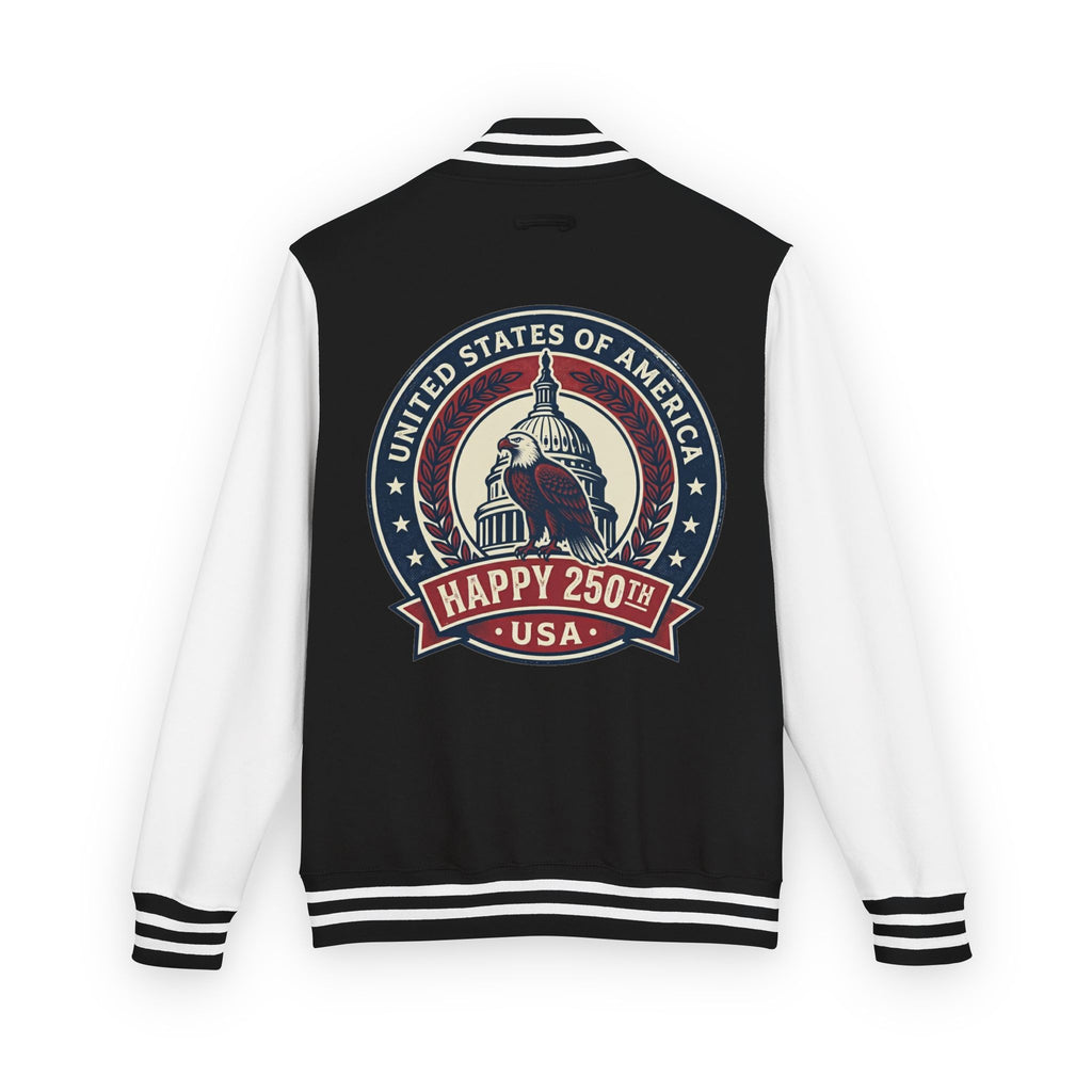 Letterman Jacket — USA Happy 250th Vintage Capitol Design