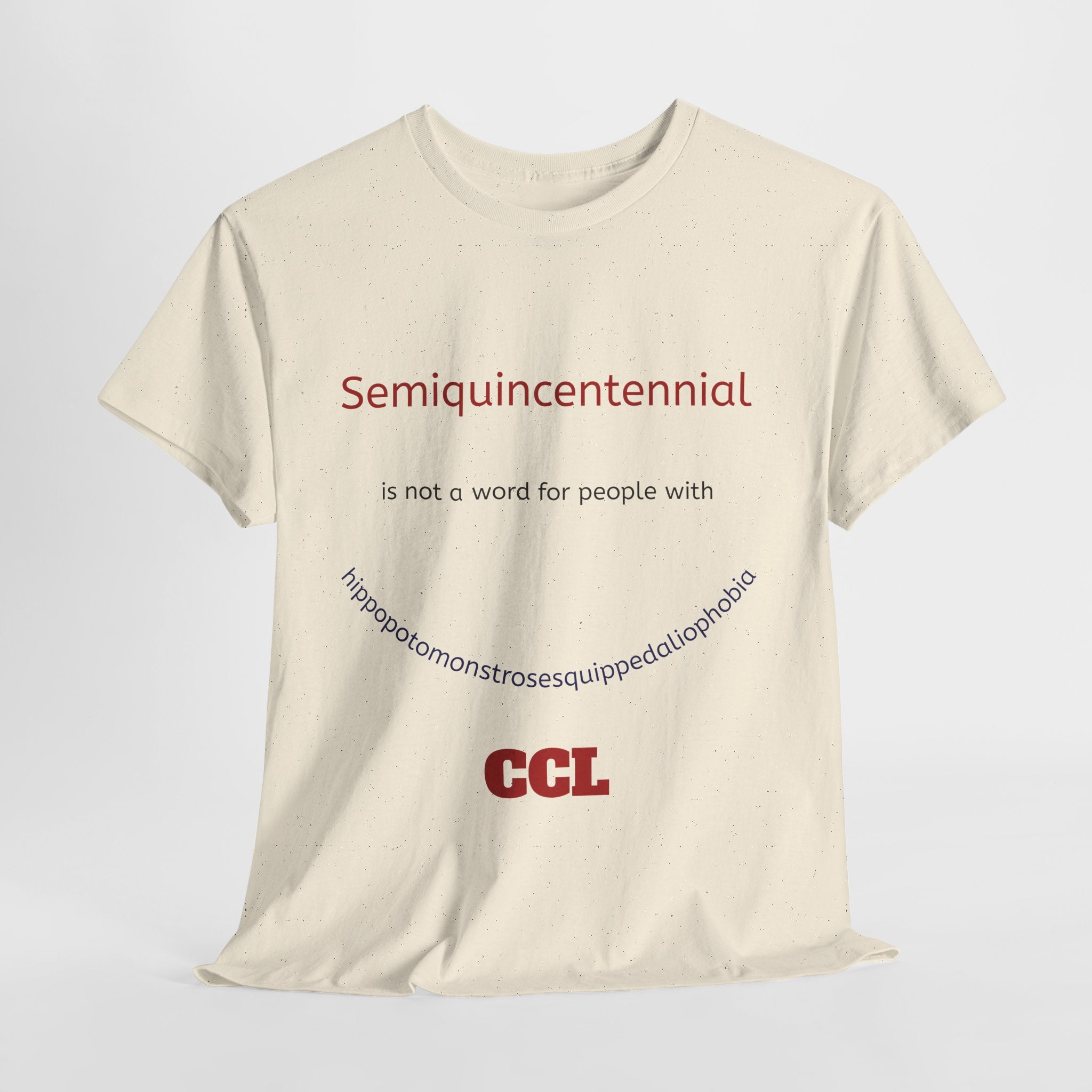 T-Shirt — "Semiquincentennial" 250 Years Celebration Tee (Patriotic Cake Design)