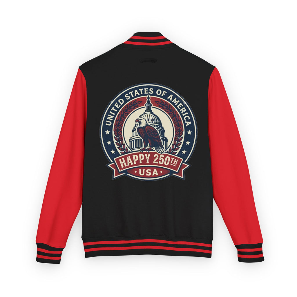 Letterman Jacket — USA Happy 250th Vintage Capitol Design