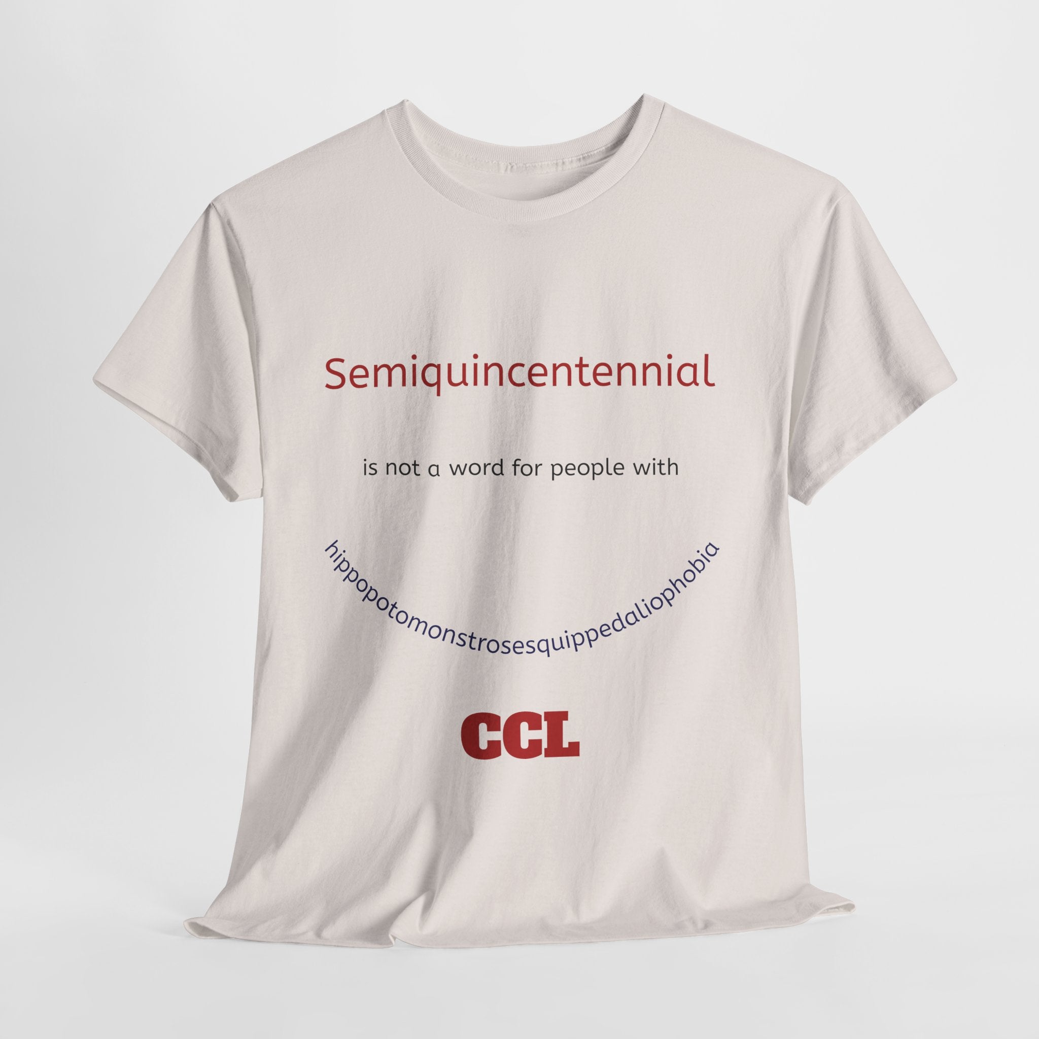 T-Shirt — "Semiquincentennial" 250 Years Celebration Tee (Patriotic Cake Design)