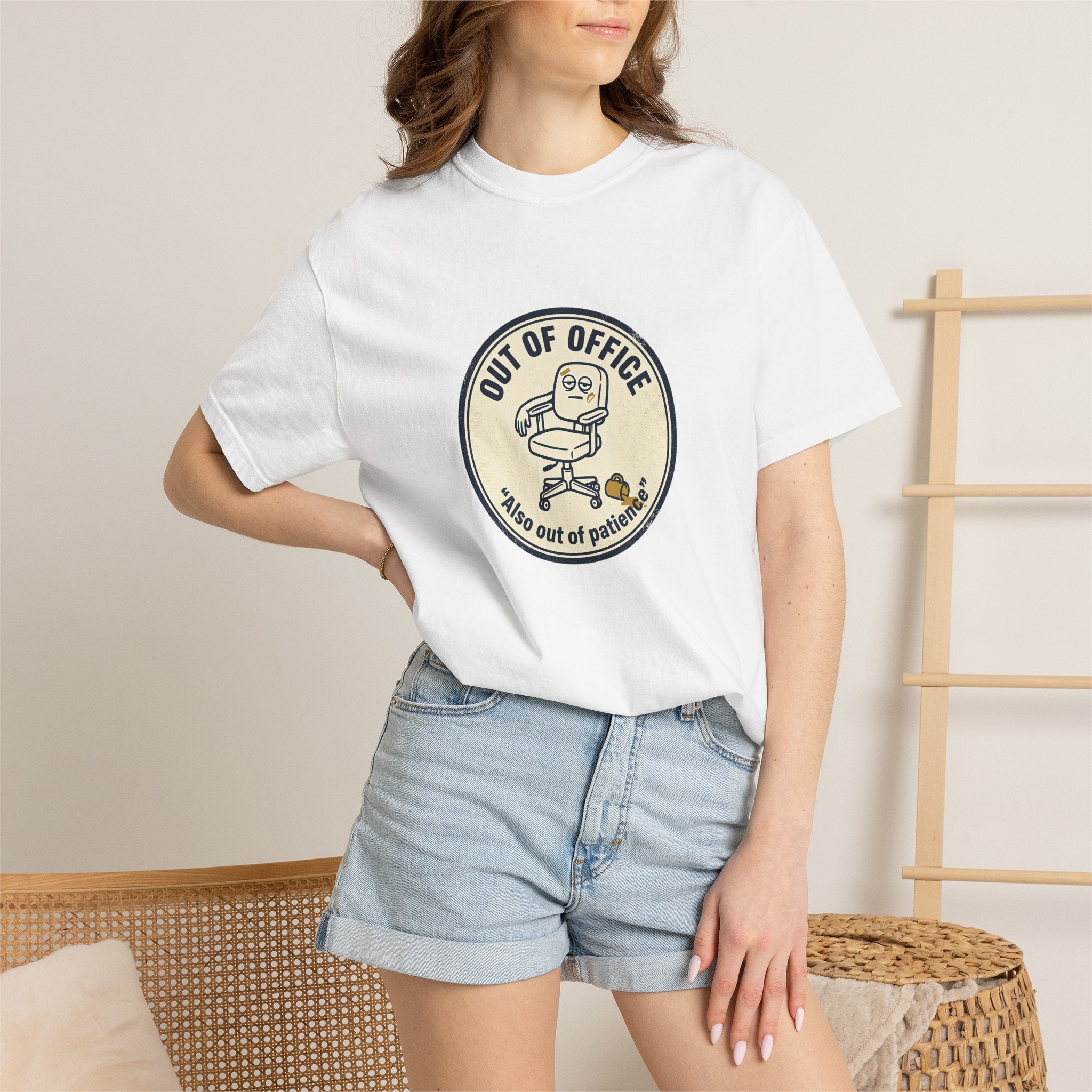 Sarcastic “Out of Office, Out of Patience” T-Shirt