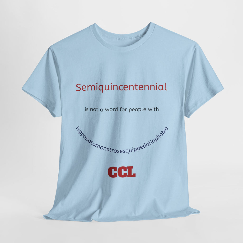 T-Shirt — "Semiquincentennial" 250 Years Celebration Tee (Patriotic Cake Design)