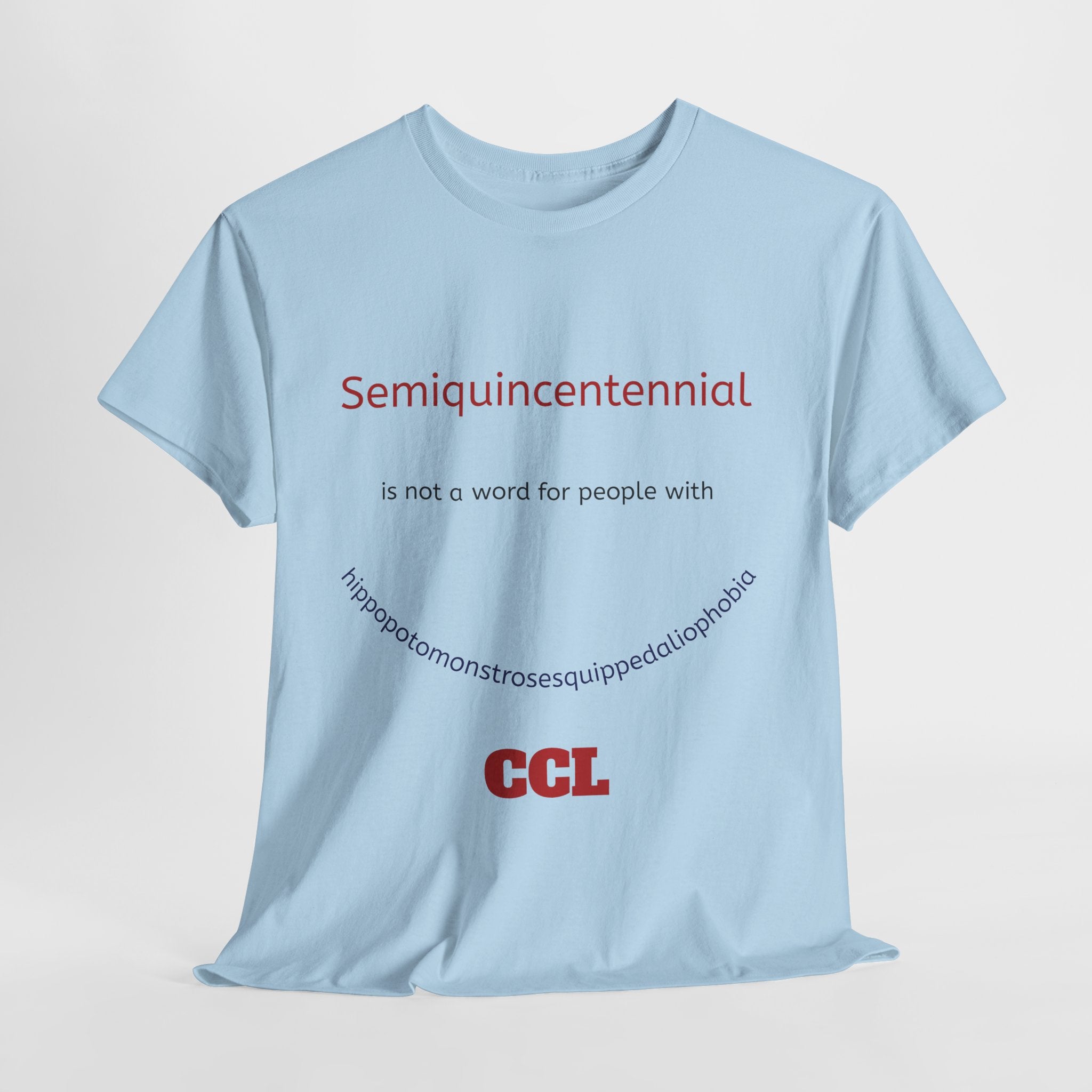 T-Shirt — "Semiquincentennial" 250 Years Celebration Tee (Patriotic Cake Design)